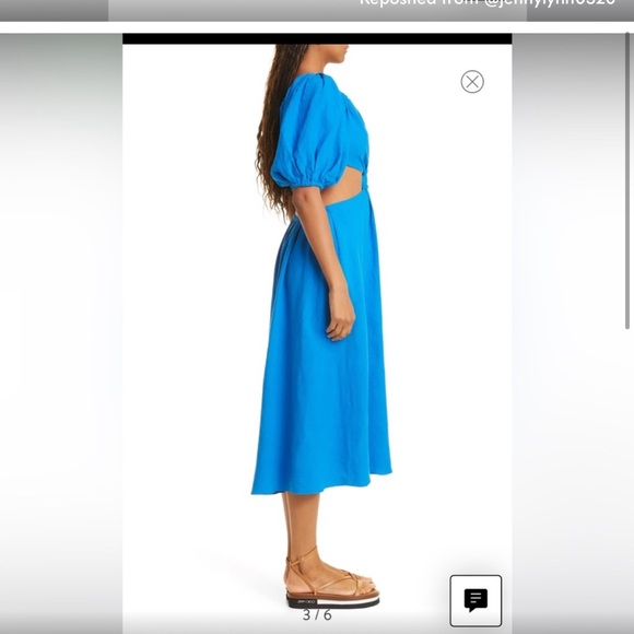 Farm Rio Yellow Off-Shoulder Dress - Picture 3 of 6